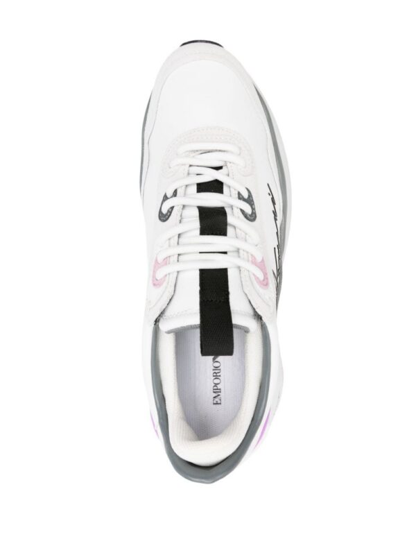 Emporio Armani leather chunky sneakers