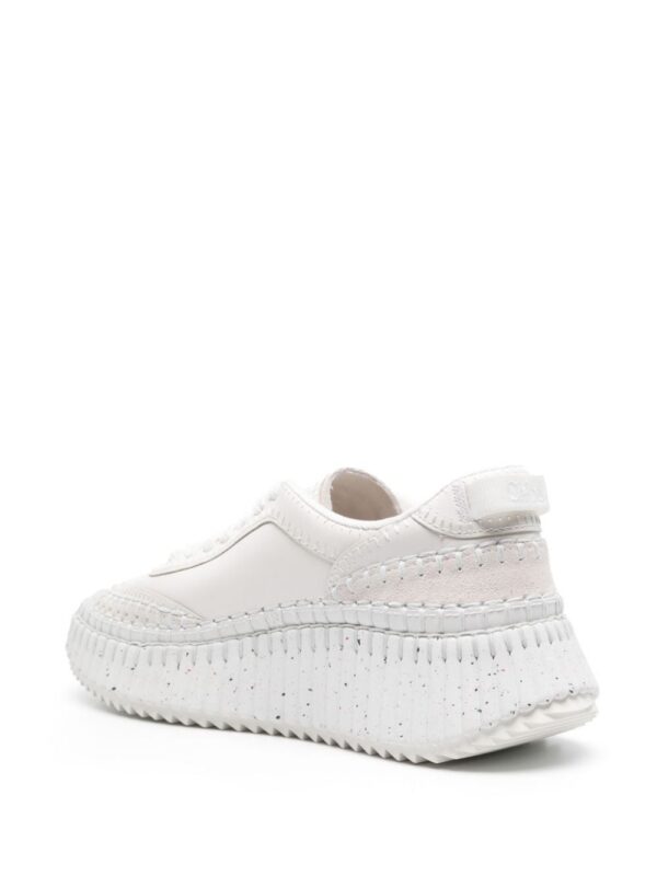 Chloé Nama whipstitch-detailed sneakers