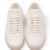 Prada triangle-logo leather sneakers