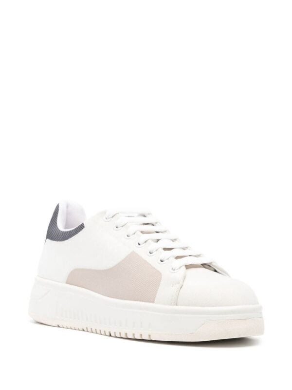 22956106_53560562_1000_56d08cff-a039-4fe9-87ef-f0f95d8da7bf.jpg Emporio Armani colour-block lace-up sneakers