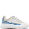 Emporio Armani panelled mesh chunky sneakers