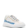 Emporio Armani panelled mesh chunky sneakers