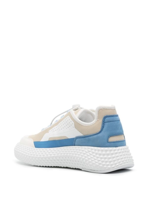 Emporio Armani panelled mesh chunky sneakers
