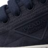 Prada triangle-logo canvas sneakers