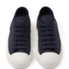 Prada triangle-logo canvas sneakers