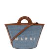 Marni  Tropicalia logo-embroidered tote bag