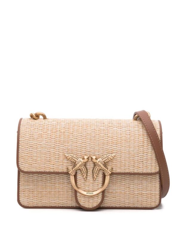 23303305_53486310_1000.jpg PINKO mini Love One raffia crossbody bag
