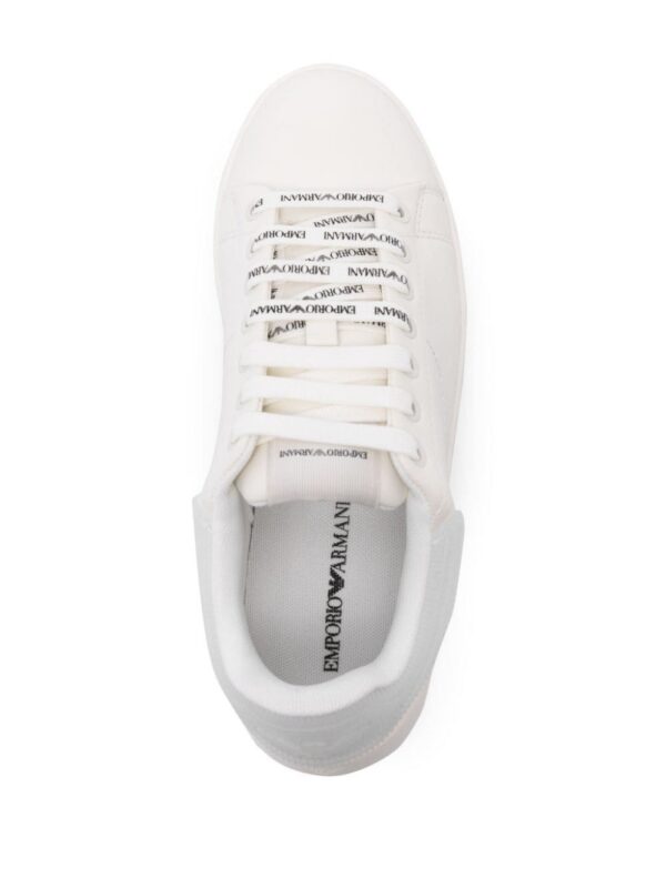 23691662_53855444_1000.jpg Emporio Armani logo-embossed leather sneakers