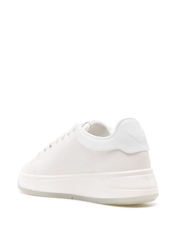 23691662_53855456_1000.jpg Emporio Armani logo-embossed leather sneakers