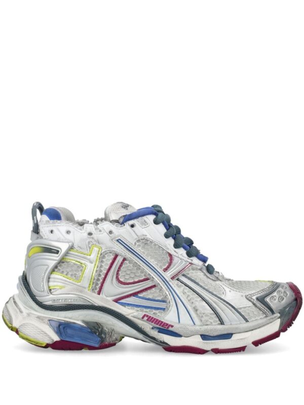 Balenciaga metallic-effect panelled sneakers