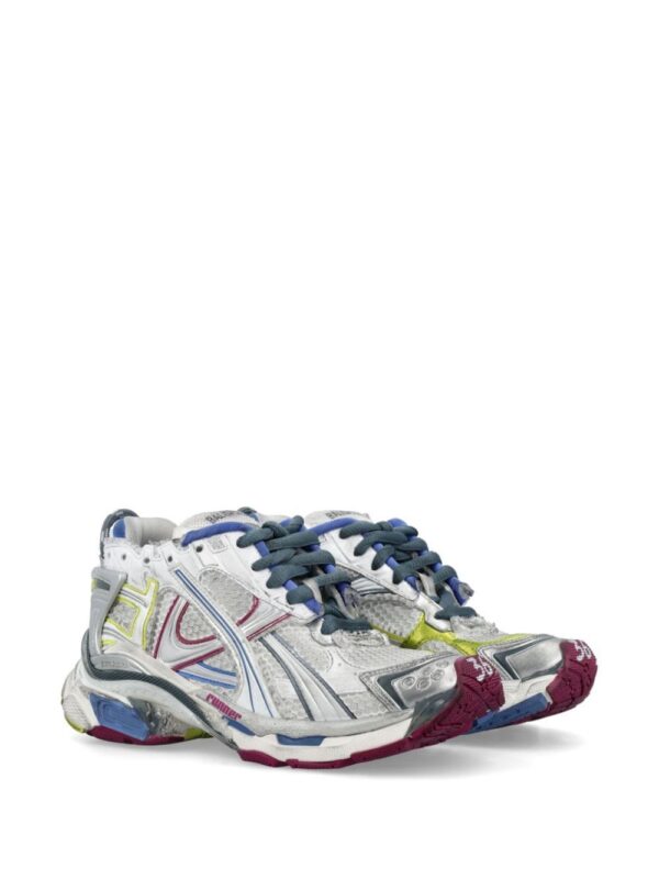Balenciaga metallic-effect panelled sneakers