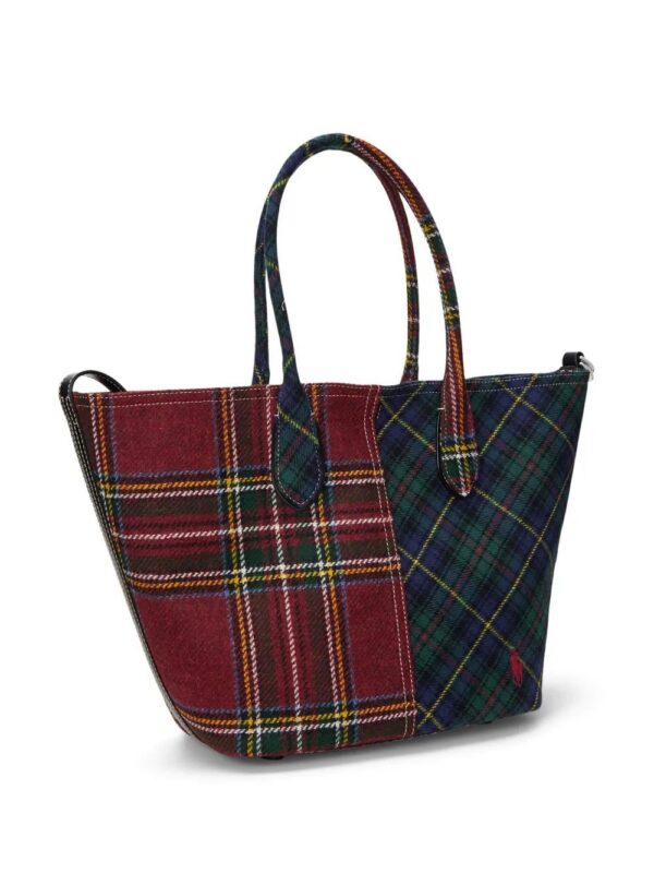 Polo Ralph Lauren patchwork checked tote bag