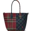 Polo Ralph Lauren patchwork checked tote bag