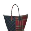 Polo Ralph Lauren patchwork checked tote bag