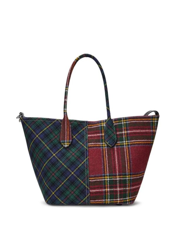 Polo Ralph Lauren patchwork checked tote bag
