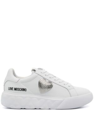 23824917_53847751_1000_6dbd0038-5466-4c7f-ad50-053f537ddf5e.jpg Love Moschino logo-print leather sneakers