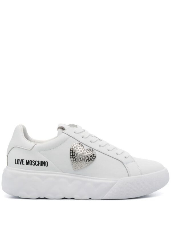 23824917_53847751_1000_6dbd0038-5466-4c7f-ad50-053f537ddf5e.jpg Love Moschino logo-print leather sneakers