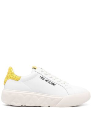 23824936_53847645_1000_3636a566-5158-46f1-8b5a-b3296e375bbd.jpg Love Moschino logo-print leather sneakers