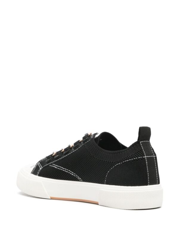 Love Moschino logo-embroidered knitted sneakers