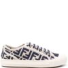 FENDI Domino canvas sneakers