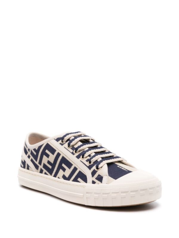 FENDI Domino canvas sneakers