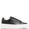 Calvin Klein leather flatform sneakers