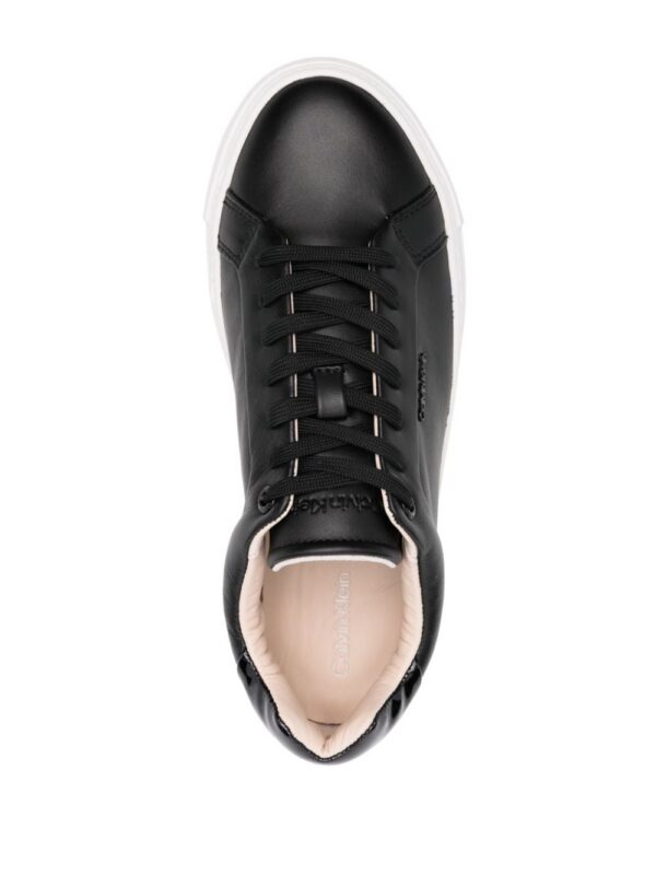 Calvin Klein leather flatform sneakers