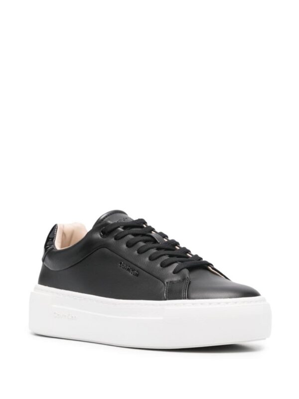 Calvin Klein leather flatform sneakers