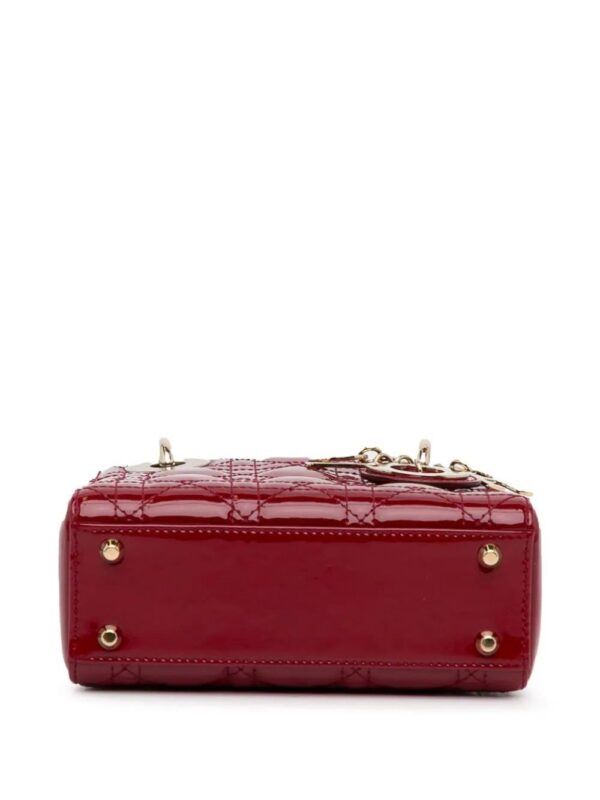 23970939_53988067_1000.jpg Christian Dior Mini Patent Cannage Lady Dior satchel