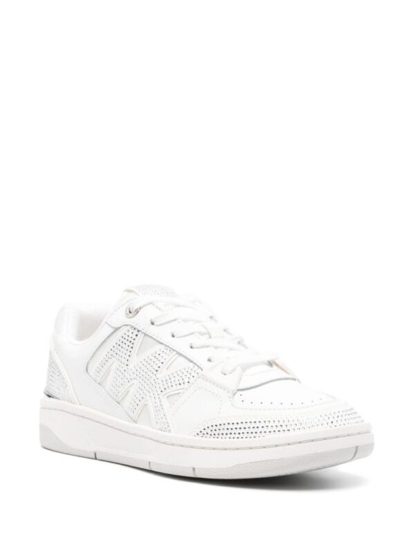 23982613_54195844_1000_002c271f-9014-4b18-8dc3-1a61f56770f6.jpg Michael Michael Kors rhinestone-embellished leather sneakers