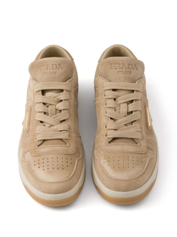 Prada Downtown suede sneakers