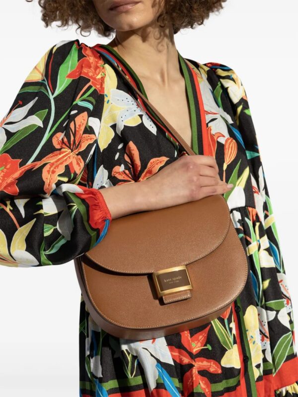 Kate Spade  Katy logo-plaque leather shoulder bag