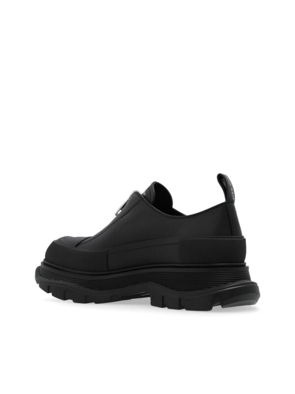 Alexander McQueen logo-print leather sneakers