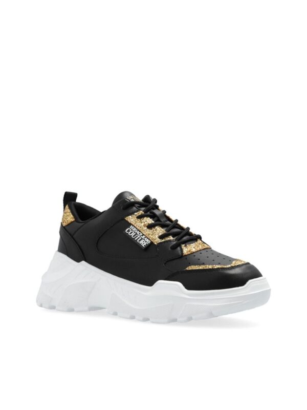 24134480_54213215_1000.jpg Versace Jeans Couture logo-patch glitter-detailing sneakers