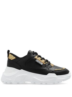 24134480_54213218_1000_3370dfe8-8631-4a38-bf43-34d7939ba48f.jpg Versace Jeans Couture logo-patch glitter-detailing sneakers
