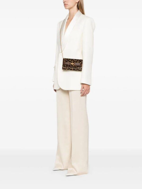 Versace  leopard-print clutch bag