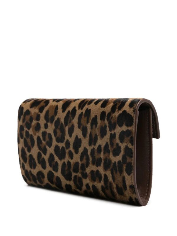 Versace  leopard-print clutch bag