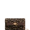 Versace  leopard-print clutch bag