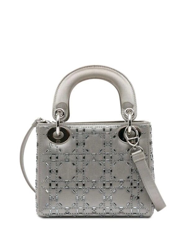24385288_54328563_1000.jpg Christian Dior Mini Beaded Satin Cannage Lady Dior satchel