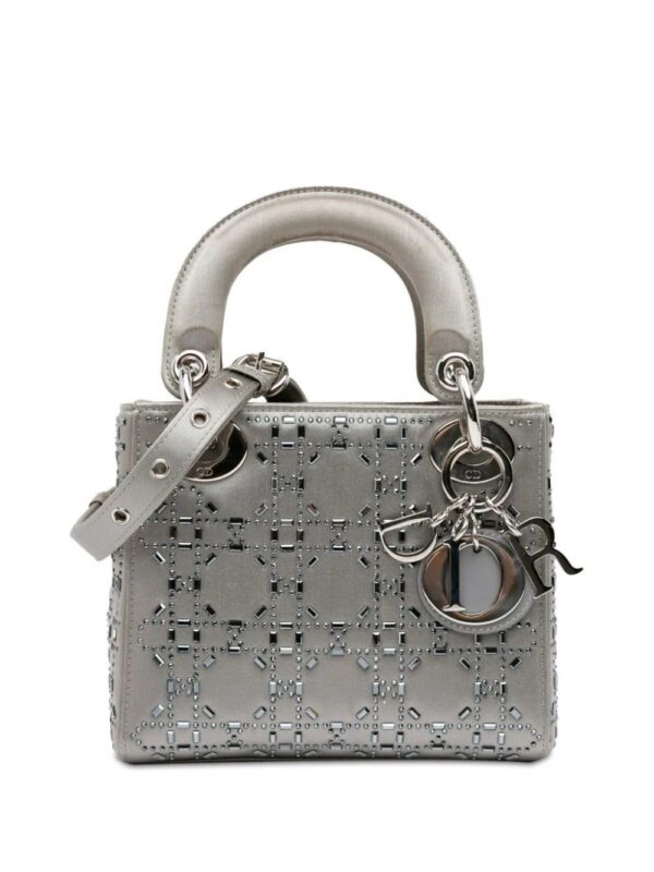24385288_54328590_1000.jpg Christian Dior Mini Beaded Satin Cannage Lady Dior satchel