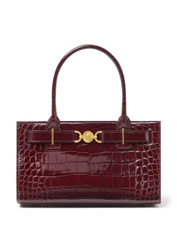 24669209_54970115_1000.jpg Versace Medusa '95 crocodile-effect tote bag