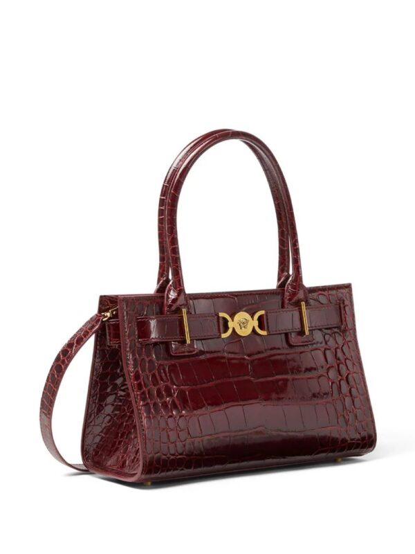 24669209_54970134_1000.jpg Versace Medusa '95 crocodile-effect tote bag