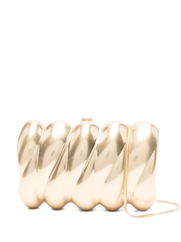 Simkhai Reya twisted clutch bag