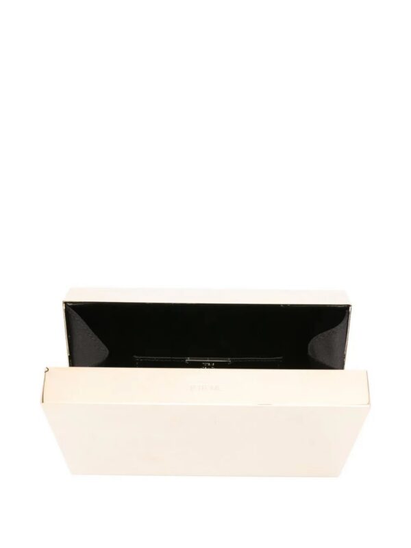 TOTEME rectangular metal clutch
