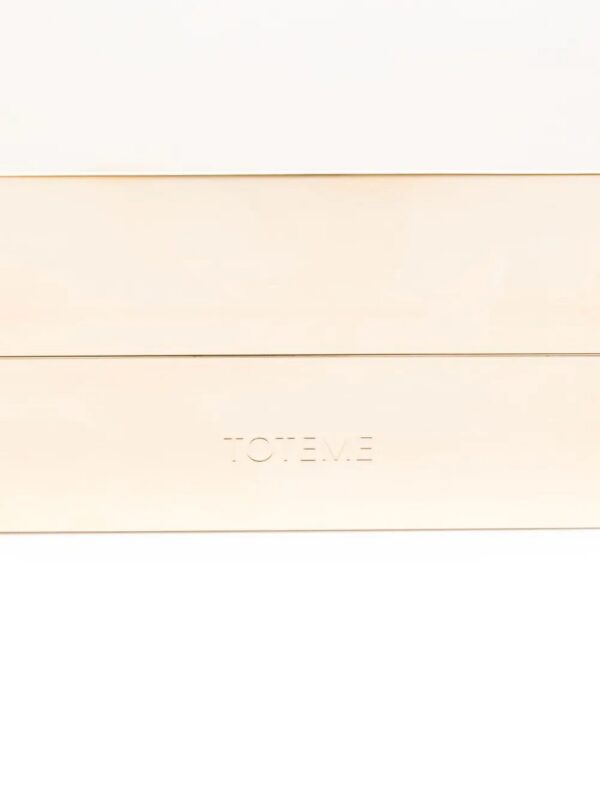 TOTEME rectangular metal clutch
