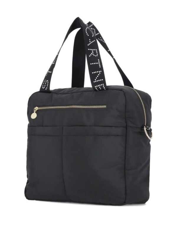 30326366_60955511_1000.jpg Stella McCartney Kids quilted logo-strap changing bag