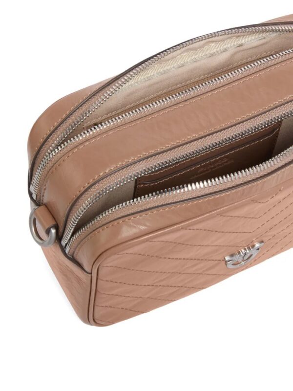 PINKO chevron-quilted leather bag