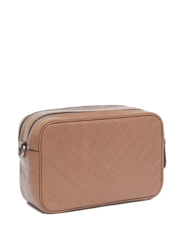PINKO chevron-quilted leather bag