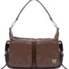 PINKO quilted multi-pocket shoulder bag