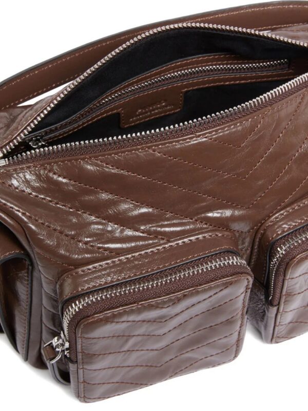 PINKO quilted multi-pocket shoulder bag